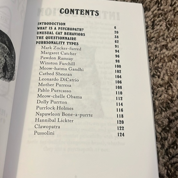 NWT—Is Your Cat a Psychopath? Personality Quiz Book - Picture 4 of 4